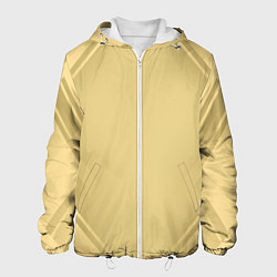 Куртка с капюшоном мужская Золотая абстракция, цвет: 3D-белый