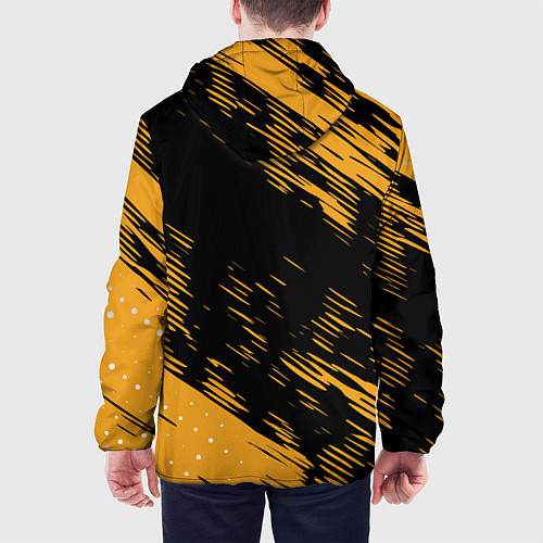 Мужская куртка Chevrolet, Chevrolet Черно Желтый / 3D-Черный – фото 4