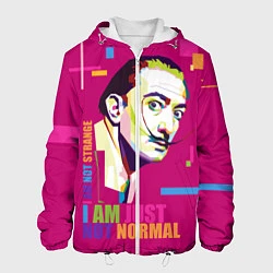 Куртка с капюшоном мужская Salvador Dali: I am just not normal, цвет: 3D-белый