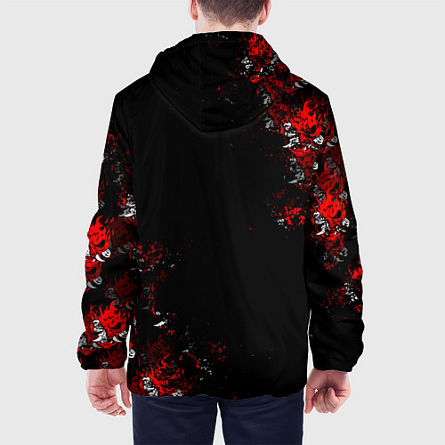 Мужская куртка КИБЕРПАНК 2077 SAMURAI CYBERPUNK 2077 / 3D-Белый – фото 4