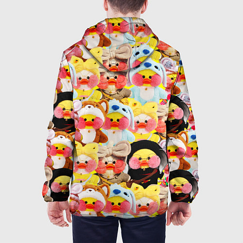 Мужская куртка УТЯ УТОЧКА ЛАЛАФАНФАН ПАТТЕРН / 3D-Белый – фото 4