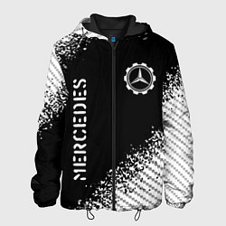 Куртка с капюшоном мужская MERCEDES Mercedes Краска, цвет: 3D-черный