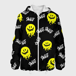 Куртка с капюшоном мужская SMILE smile граффити, цвет: 3D-белый