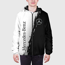 Куртка с капюшоном мужская Mercedes-Benz - Sport, цвет: 3D-черный — фото 2
