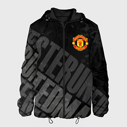 Куртка с капюшоном мужская Manchester United , Манчестер Юнайтед, цвет: 3D-черный
