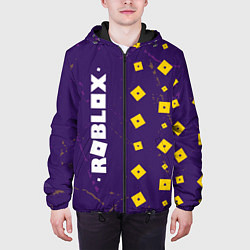 Куртка с капюшоном мужская ROBLOX Минимал, цвет: 3D-черный — фото 2