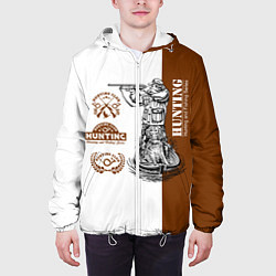 Куртка с капюшоном мужская Охота на Утку, цвет: 3D-белый — фото 2