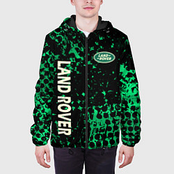 Куртка с капюшоном мужская Land Rover, Ленд Ровер, цвет: 3D-черный — фото 2