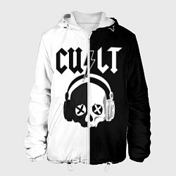 Куртка с капюшоном мужская TDG CULT ACDC, цвет: 3D-белый