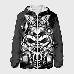 Куртка с капюшоном мужская Power ArmorFallout, цвет: 3D-белый