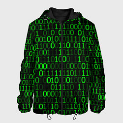 Куртка с капюшоном мужская Бинарный Код Binary Code, цвет: 3D-черный