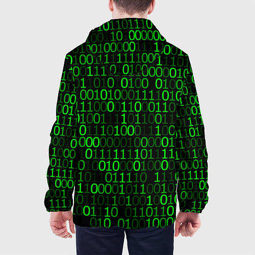 Мужская куртка Бинарный Код Binary Code / 3D-Черный – фото 4