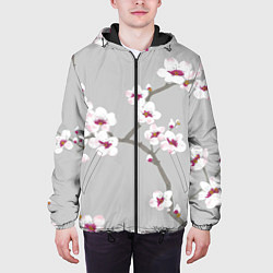 Куртка с капюшоном мужская Ранняя весна, цвет: 3D-черный — фото 2
