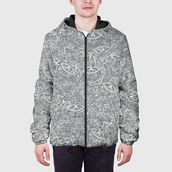 Куртка с капюшоном мужская TOYOTA PATTERN LOGO, цвет: 3D-черный — фото 2