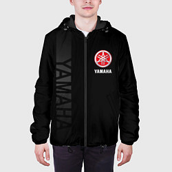 Куртка с капюшоном мужская YAMAHA БОКОВАЯ ПОЛОСА, цвет: 3D-черный — фото 2