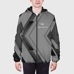 Куртка с капюшоном мужская Infinity Autosport, цвет: 3D-черный — фото 2