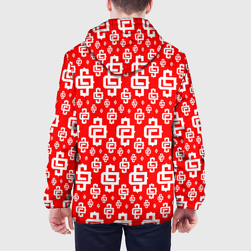 Мужская куртка Red Pattern Dope Camo Dope Street Market Спина / 3D-Белый – фото 4