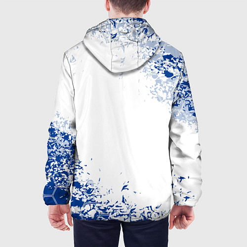 Мужская куртка Volvo - Auto sport / 3D-Белый – фото 4