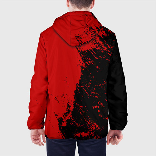 Мужская куртка Lexus Лексус Черно красный / 3D-Черный – фото 4