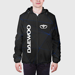 Куртка с капюшоном мужская DAEWOO Automobile, цвет: 3D-черный — фото 2