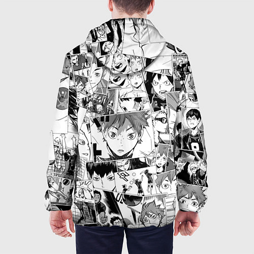 Мужская куртка Волейбол!! pattern / 3D-Черный – фото 4