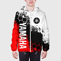 Куртка с капюшоном мужская YAMAHA - ЯМАХА, цвет: 3D-белый — фото 2