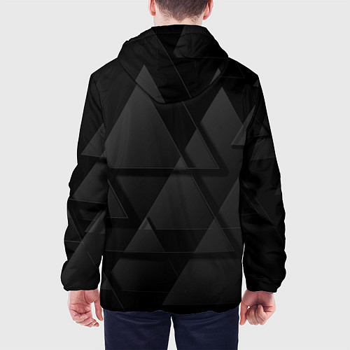 Мужская куртка Ford Форд Треугольники / 3D-Черный – фото 4