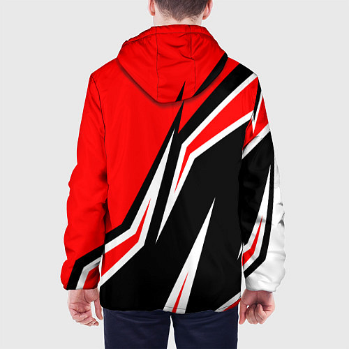 Мужская куртка ЯМАХА - YAMAHA Красный спортивный / 3D-Белый – фото 4