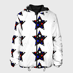 Мужская куртка Звёзды в цветах флага России
