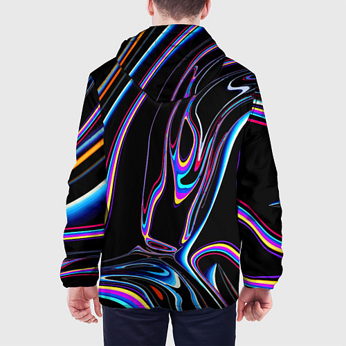 Мужская куртка Vanguard pattern Neon / 3D-Белый – фото 4