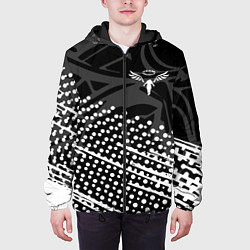 Куртка с капюшоном мужская Токийские мстители Tokyo Revengers, цвет: 3D-черный — фото 2