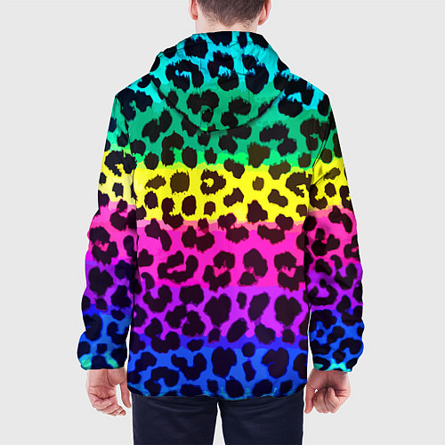 Мужская куртка Leopard Pattern Neon / 3D-Белый – фото 4