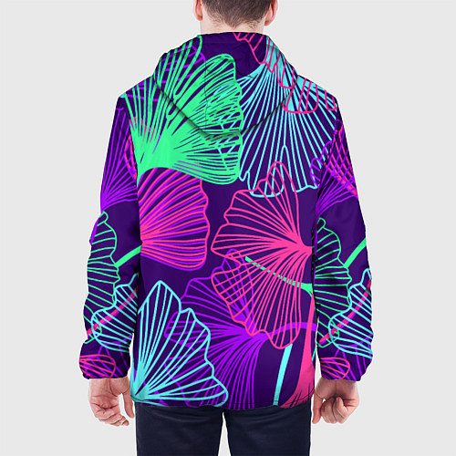 Мужская куртка Neon color pattern Fashion 2023 / 3D-Белый – фото 4