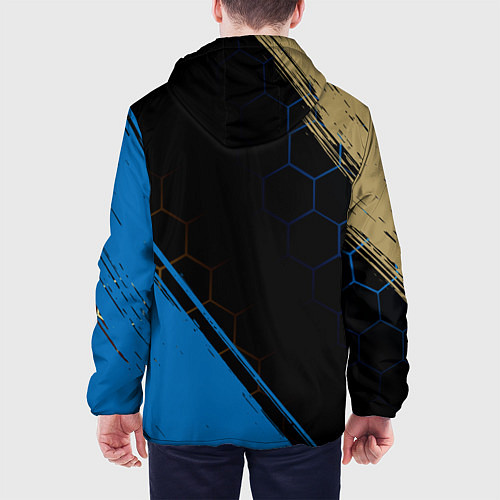 Мужская куртка INTER Pro Football Краска / 3D-Черный – фото 4