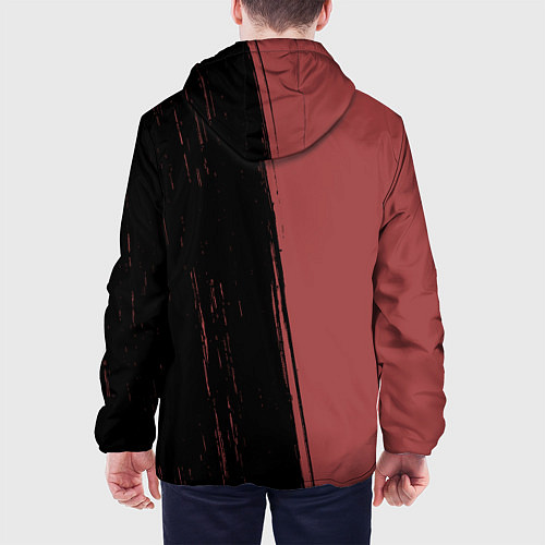 Мужская куртка FIVE NIGHTS AT FREDDYS - ФОКСИ Краски / 3D-Черный – фото 4