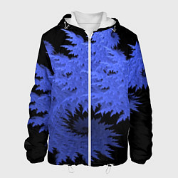 Мужская куртка Абстрактный морозный узор Abstract frost pattern