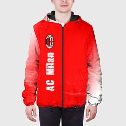 Куртка с капюшоном мужская AC MILAN AC Milan Графика, цвет: 3D-черный — фото 2