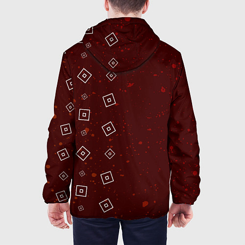 Мужская куртка ROBLOX - Краска / 3D-Черный – фото 4