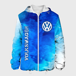 Куртка с капюшоном мужская VOLKSWAGEN Volkswagen Пламя, цвет: 3D-белый
