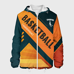 Куртка с капюшоном мужская Basketball Champion, цвет: 3D-белый