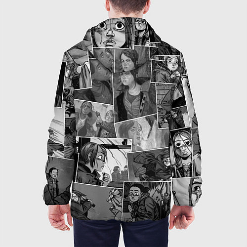 Мужская куртка The last of us comix / 3D-Белый – фото 4
