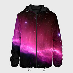 Куртка с капюшоном мужская Night Nebula, цвет: 3D-черный