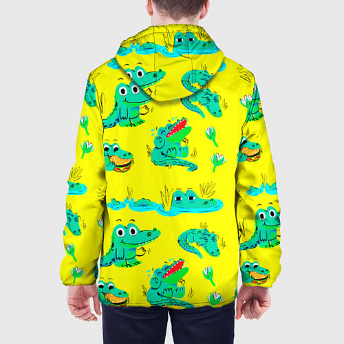 Мужская куртка GREEN CROCODILES / 3D-Белый – фото 4