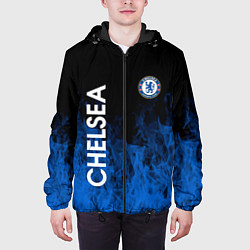Куртка с капюшоном мужская Chelsea пламя, цвет: 3D-черный — фото 2