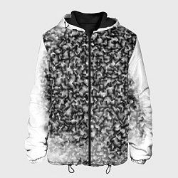 Куртка с капюшоном мужская Квадратных хаос, цвет: 3D-черный