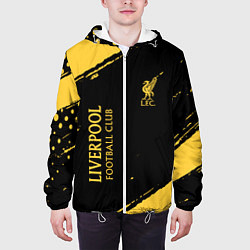 Куртка с капюшоном мужская Liverpool fc ливерпуль фс, цвет: 3D-белый — фото 2