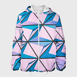 Мужская куртка 3D иллюзия-треугольники