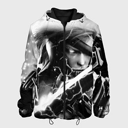 Куртка с капюшоном мужская МЕТАЛ ГИР СОЛИД- METAL GEAR, цвет: 3D-черный