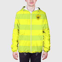 Куртка с капюшоном мужская Форма ФК Анжи, цвет: 3D-белый — фото 2