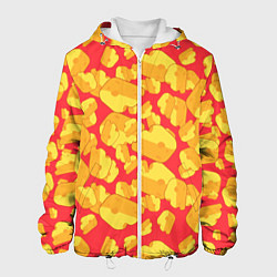 Куртка с капюшоном мужская Сырная буря, цвет: 3D-белый
